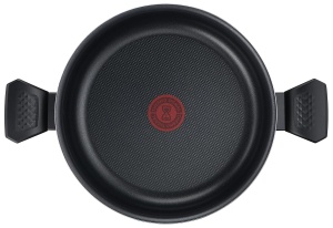 Vas de gatit Tefal B5546902, 30 cm, 12.2 l, cu capac din sticla - Img 3