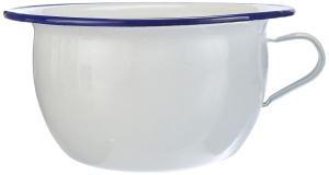 Vase de noapte Ibili Blanca 3,5 l din otel emailat, albalbastru - Img 2