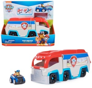 Vehicul de salvare Paw Patrol - Mini-Patroller cu Chase, 25 cm, transformabil