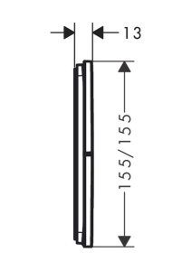 Ventil submontat hansgrohe ShowerSelect Comfort E, crom, pentru 3 functii - Img 2