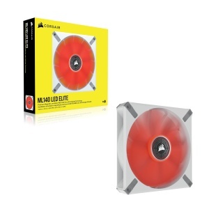 Ventilator Corsair ML140 LED ELITE, 140 mm, PWM, AlbRosu, 1600 RPM - Img 8