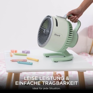 Ventilator cu pulverizare Shark FlexBreeze HydroGo FA050EUGN, 12 ore autonomie, culoare mint - Img 10
