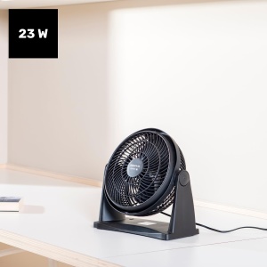 Ventilator de masa Taurus Ice Brise Mini FA6001, 25 cm, 23 W, Negru - Img 2