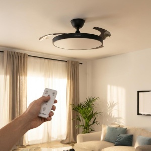 Ventilator de tavan Cecotec Aero 300 Air Invisible Black, 30 W, cu LED si telecomanda - Img 5