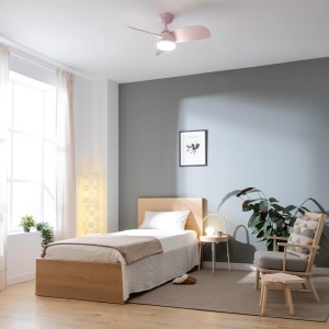 Ventilator de tavan Cecotec EnergySilence Aero 3050, 35 W, roz, cu LED si telecomanda - Img 3