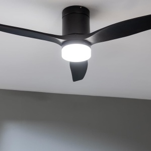Ventilator de tavan Cecotec EnergySilence Aero 5600, 132 cm, 40W, LED 20W, Wi-Fi, negru-auriu - Img 6