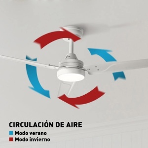 Ventilator de tavan Jata JVTE4233 cu lumina, 6 viteze, 40W - Img 3