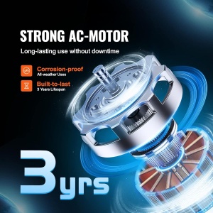 Ventilator Inline VEVOR BT-FL18A, 304 mm, 750 CFM, Motor AC, Control Variabil - Img 3