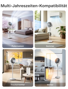 Ventilator multifunctional Pelonis 2-in-1 oscilatie 3D telecomanda inaltime reglabila - Img 8