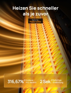 Ventilator si Incalzitor DREO 2-in-1, 2000W, 12 viteze, 107 cm - Img 3