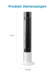 Ventilator turn Midea FZ10-19BRA motor cupru robust telecomanda timer 7 ore - Img 2