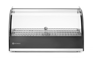 Vitrina de incalzire HENDI, reglare temperatura 85C, inox, 400W, 554x376x311mm