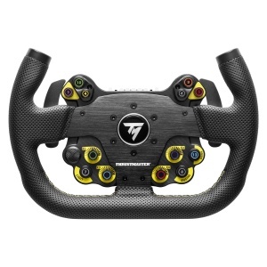 Volan Thrustmaster EVO Racing 31U Leather, 31 cm, cu 25 butoane, compatibil PS5, PS4, Xbox, PC