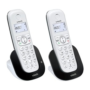 VTech CS1551 DECT Telefon fara fir 2 receptori telefonici cu robot telefonic, statie de incarcare inovatoare, blocare apelant, identificare apelant/apel in asteptare, kit hands-free, afisaj iluminat din spate - Img 3