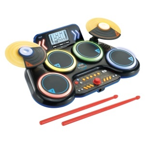 VTech Kidi DJ Drums Set Tobite Electronice cu Lumini si Bluetooth pentru Copii 6-12 Ani