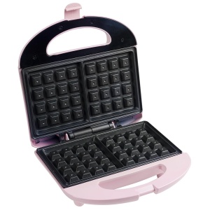 Waffle Maker Bestron ASW401P, 700W, 2 Waffe, Design Retro, Rosa - Img 3