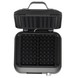 Waffle Maker Camry CR 3086 2200W, 6 niveluri de rumenire, negrusilver - Img 4