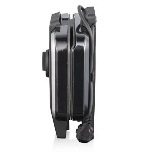 Waffle Maker Cloer 1459, 1000 W, antiaderent, inox negru - Img 3