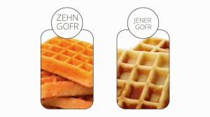 Waffle Maker MPM MGO-20M pentru 2 Wafe Belgiene, 1000W, NegruInox - Img 5