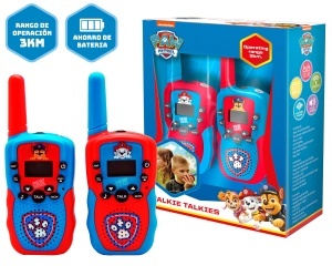 Walkie Talkie Pro Set Paw Patrol, raza 3 km, necesita 2x 9V baterii - Img 6