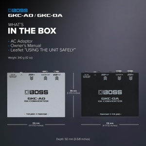 Wandler BOSS GKC-DA pentru dispozitive cu conexiune 13-Pin GK, compact si robust - Img 3