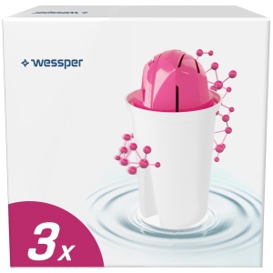 Wessper Set 3 Cartuse Filtrare Apa BPA-Free Compatibile Brita Classic