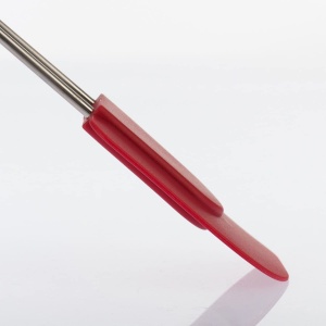 Westmark 2 Racleta de gatit si aluat cu cap din silicon, lungime: 22,5 cm/28,5 cm, silicon/otel inoxidabil, silicon, rosu/argintiu, 154622E7 - Img 3