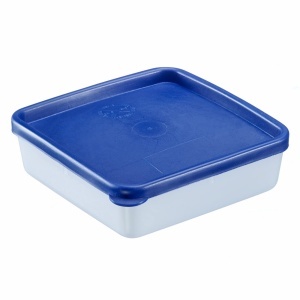 Westmark 4 recipiente pentru depozitarea alimentelorcongelator incl capac volum de umplere 025 l fiecare stivuibile plastic trio culoare transparental - Img 2