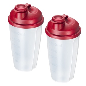 Westmark Mixery Shaker pentru Dressing 05L BPA Free Translucent Rosu
