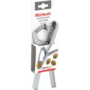 Westmark Olive Pitter, dispozitiv practic de mana cu arc, aluminiu/acoperit, Olivus, 40402270, 16,9 x 10,5 x 2,7 cm - Img 8