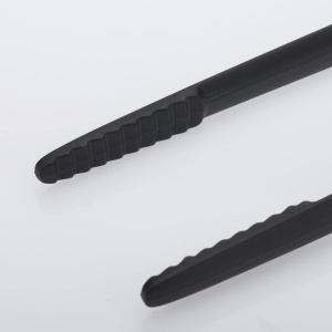 Westmark Pensete pentru prajit si servire clesti pentru gratar foarte rezistente la caldura pana la 270degC plastic lungime 29 cm delicat-plus negru 1 - Img 7