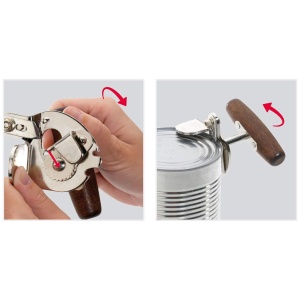 Westmark Profidosenoffner Titan 12242260 Otel si Lemn Compact - Img 7