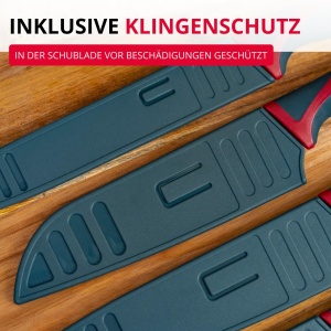 Westmark Schalmesser 14522280 NegruRosu Lama Antiaderenta - Img 3