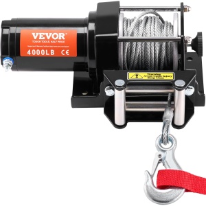 Winch Electric VEVOR P3000-1C, 1814 kg, 12V, cu telecomanda - Img 9