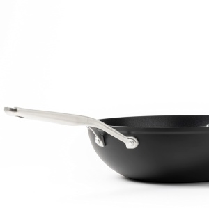 Wok KitchenAid Forged Hardened, 30cm, 5L, Antiaderent, Negru - Img 9
