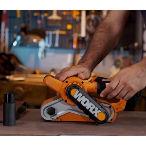 WORX WX6611 Slefuitor cu banda 950W - cu adaptor pentru aspirator - design ergonomic - Img 7
