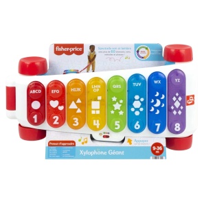 Xilofon interactiv Fisher-Price HJK40, 8 taste, multicolor, pentru bebelusi - Img 6