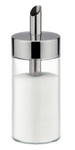 Zahariera Tescoma Club 225ml, din sticla si inox, cu capac