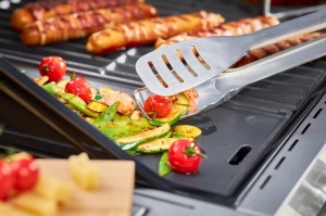 Zanga pentru Gratar ROSLE Premium din Inox 1810, Ergonomica, 44.2 cm - Img 2