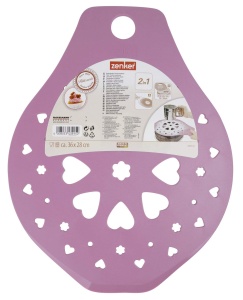 Zenker Kuchenheber 2-in-1 37x28 cm Frozen Rose Plastic Premium - Img 2