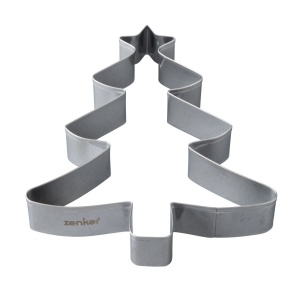 Zenker XL Forma pentru Biscuiti Tannenbaum 2in1 Otel Inoxidabil Argintiu