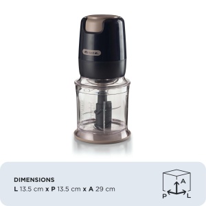 Zerkleinerer Ariete 437, 400 W, capacitate 700 ml, gri inchis - Img 2