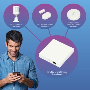 Zigbee Gateway Alecto SMART-BRIDGE10 - Conectare 30 Dispozitive - Alb - Img 5