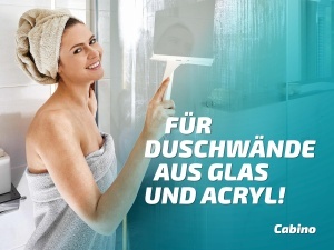 Abraziv pentru dus Leifheit Cabino, 24 cm, pentru sticla si faianta, usor - Img 3