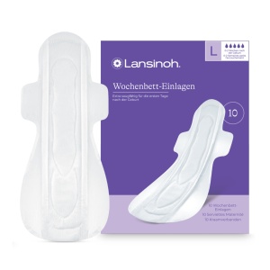 Absorbante postnatale Lansinoh extra absorbante 10 bucati confort si protectie maxima