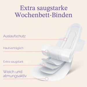 Absorbante postnatale Lansinoh, extra absorbante, cu aripi, 10 bucati - Img 3