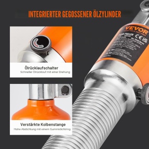 Abzieher Hidraulic VEVOR YL-15T, Capacitate 15 t, Max. Spreizare 304,8 mm - Img 4