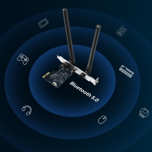 Adaptor PCIe MERCUSYS MA30E Wi-Fi 5 AC1200, Bluetooth 5.0, 2 antene - Img 4