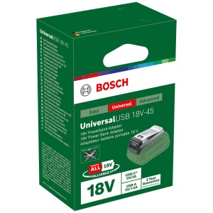 Adaptor USB universal Bosch UniversalUSB 18V-45, 2 porturi USB, functie Power Bank - Img 6
