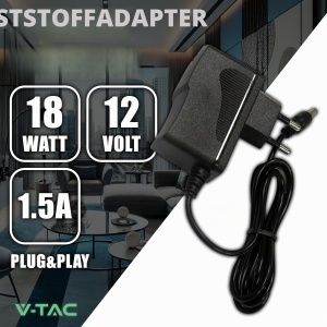 Adaptor V-TAC 12V 18W 1.5A pentru camere, LED-uri si modemuri - Img 2